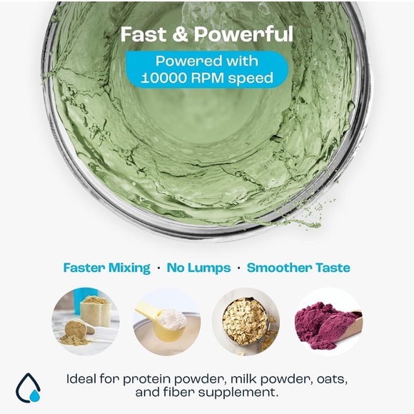 Electric Protein Shaker Bottle - USB Rechargeable Blender Bottles - 24oz Shaker - Picture 5 of 9